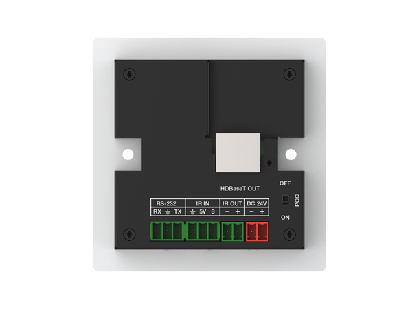 Stoltzen SHE630WP HDBaseT™ TX USB-C | HDMI/USB | Audio In | 86x86 