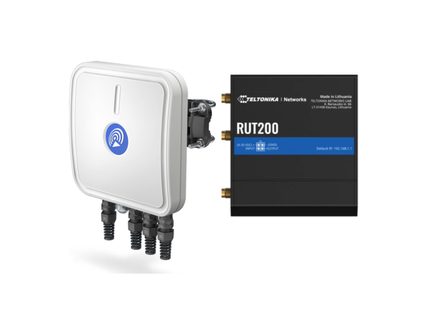 Teltonika RUT2xx - QuCam CCTV Bundle 4G LTE | IP67 | Omnidirectional | Wi-Fi