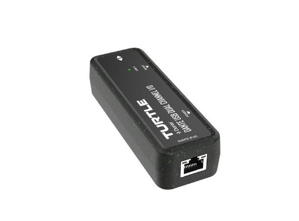 Turtle AV Dante Dual Channel USB-C I/O Adapter 