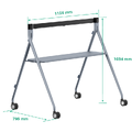 Yealink Gulvstativ MB-FS-P650T FloorStand for MeetingBoard Pro 65