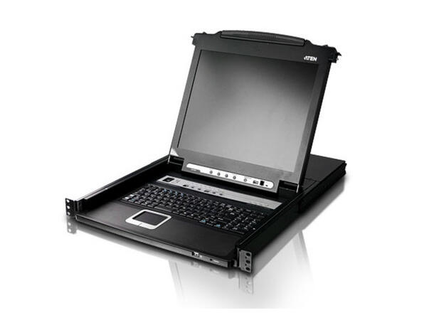 Aten KVM Rack Konsoll 19"  8-PC CL5708N 8 port KVM | VGA | USB | PS/2 | UK 