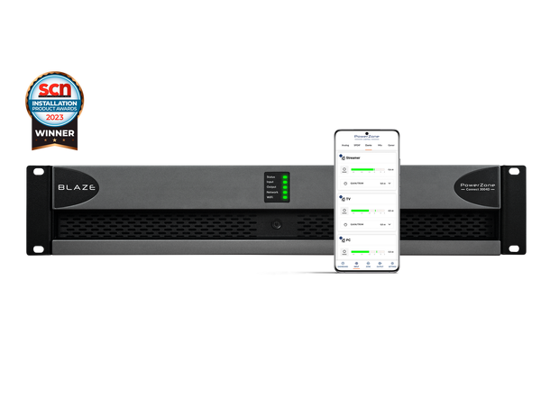 Blaze Audio PowerZone Connect 3004D EU 4x750W @2-4 4x400W @ 8  2x1500W @ 100V 