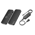 Elivi ORION Docking 2x DP - 100W bundle DisplayLink® |  Black | DisplayPort