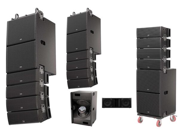 HH Array pakke med aktiv sub + 6 topper 2 x TNA-2120 12 x TNA-2051 2 x TNA-DF1 