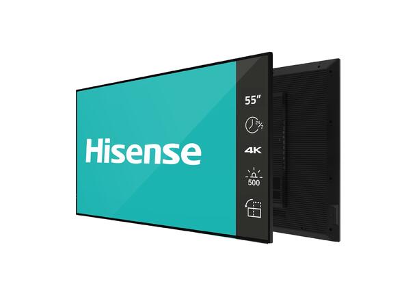 Hisense 55" 24/7 UHD 4K 500 nits D-LED Haze 25% | Wireless share | Android 11