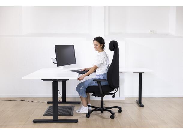 KENSON L-Form Table Top Hvit | 160x120/60 cm 