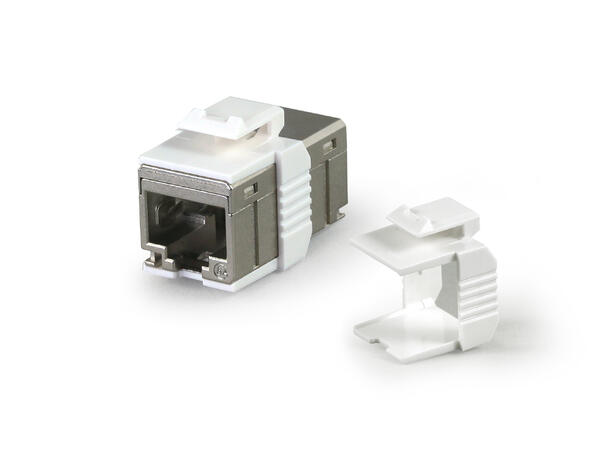 LinkIT Keystone RJ45-skjøt Cat 6A STP Female-female | Support 100W PoE++ 