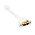 LinkIT Panel HDMI 1.4 2K@60 15 cm Hun-hun kabel med skruefeste i ene enden