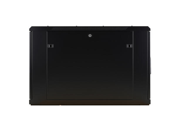 LinkIT Serverskap 12U svart B600xD1000xH649, perforert - perforert 