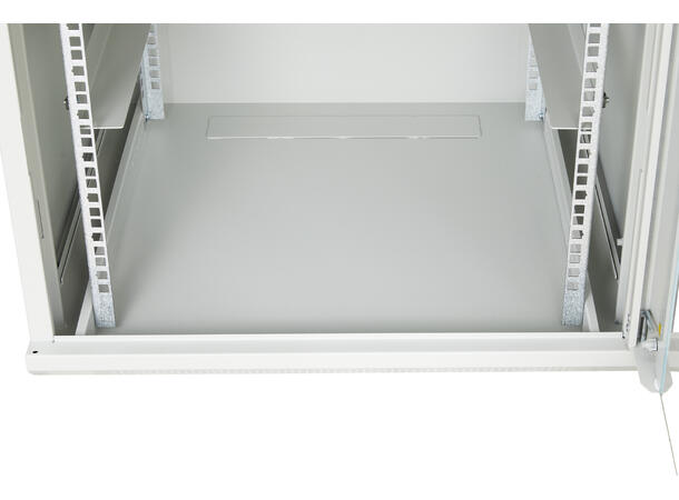 LinkIT Veggskap 19' 9U grå B600xD600xH501 , glass 