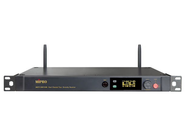 Mipro ACT-5812A/2 x ACT-580T sett 2 kanals mott lommesender 5,8 GHz ladbar 