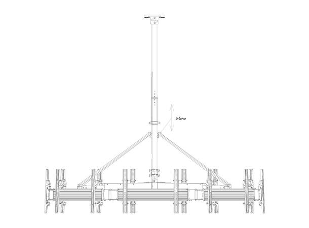 Multibrackets Ceiling Mount Pro MBC8U ^ 