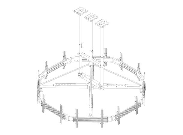 Multibrackets Ceiling Mount Pro MBC8U ^ 