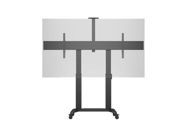 Multibrackets Motorisert gulvstativ Dual Svart, 135Kg, 600x400, 2 x 60-75" 