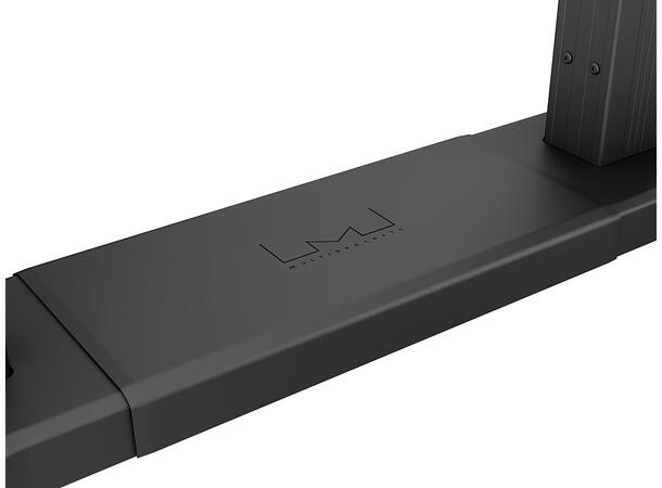 Multibrackets Motorisert gulvstativ Dual Svart, 135Kg, 600x400, 2 x 60-75" 