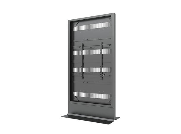 Multibrackets Pro Gulvstativ 85" Svart, 600x800, 60Kg, Floorbase 