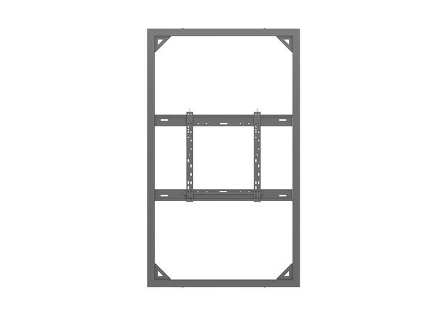 Multibrackets Pro Series - Enclosure 65¨ Wall Slim Medium Black 