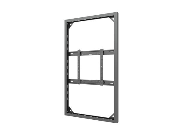 Multibrackets Pro Series - Enclosure 65¨ Wall Slim Medium Black 