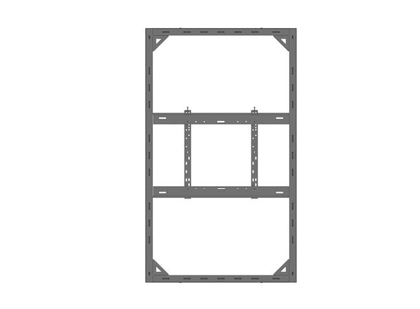 Multibrackets Pro Series - Enclosure 65¨ Wall Slim Medium Black 