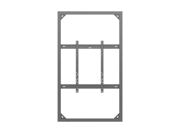 Multibrackets Pro Series - Enclosure 75" High Brightness Wall Large Black 