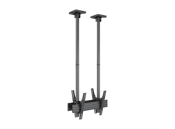 Multibrackets Pro takfeste MBC1UX2S Svart, 600x400, 140Kg, 40-75" x2 