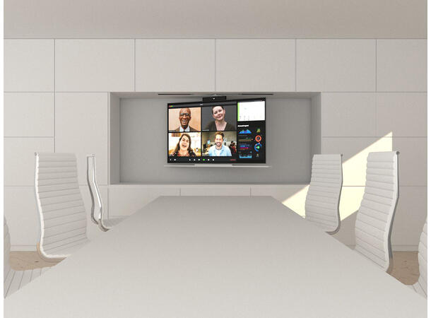 Multibrackets TV heis Drop Down tak Hvit,40 kg, 600x600, 55"-75", sving 