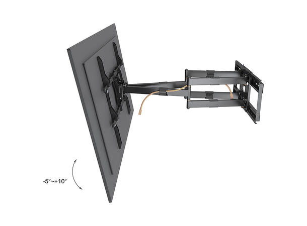 Multibrackets Veggfeste long reach SD Svart, VESA 800x600,125kg, 98cm, 65-110" 