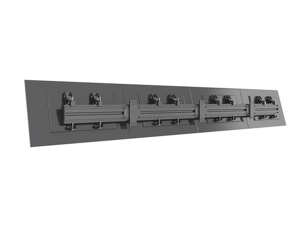 Multibrackets Wallmount Pro MBW4U Tilt 2 00 Black* 