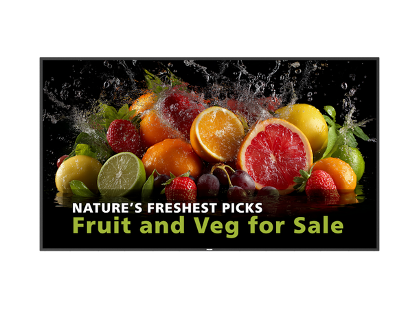 Philips D-Line 86” HD, 24/7, 600 nits 86BDL5050D/00 , Failover , Android 14 