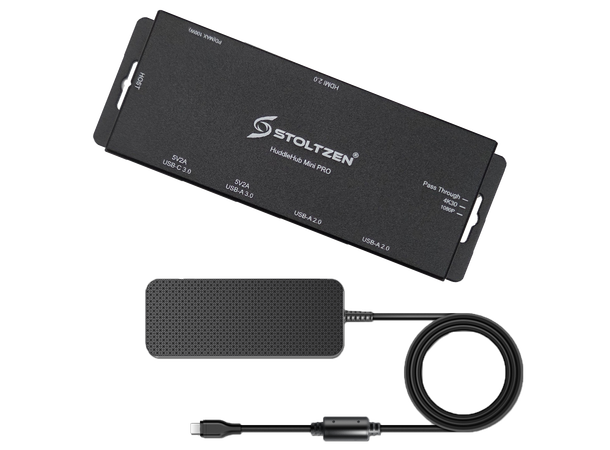 Stoltzen HERA HuddleHub Mini Pro 100W PD 100W | Uten USB-C Host Kabel 