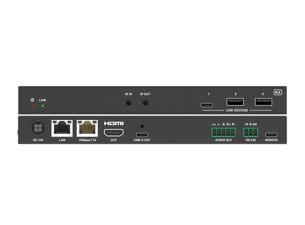 Stoltzen SHE865 HDBaseT Kit 100W PD USB LAN, 18Gbps, HDMI/USB-C, HDBaseT 3.0 