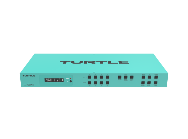 Turtle AV 4x4 Video Wall Matrix and Multi-Viewer 4K60 4:4:4 