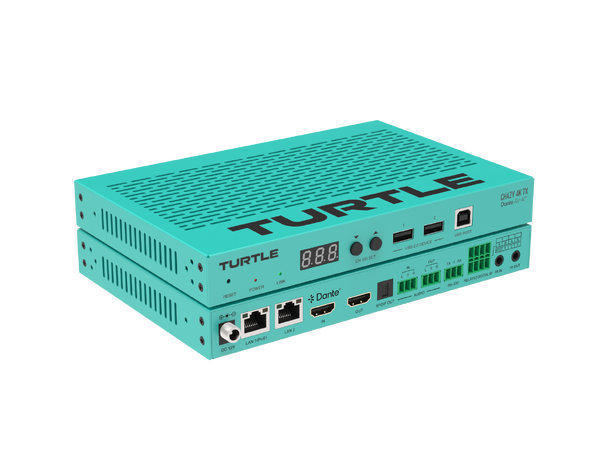 Turtle AV CHAZY 4K TX. HDMI 2.0 4K60 4:4 HDR AV over IP Low Latency Transmitter 
