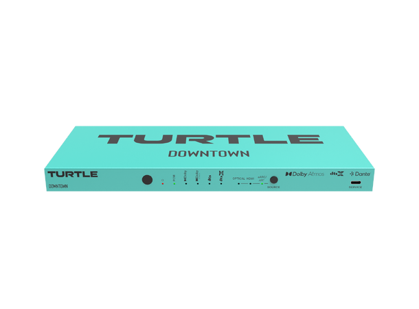 Turtle AV DOWNTOWN Multi-channel Dolby Atmos and DTS to Dante Encoder 