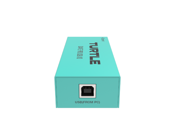 Turtle AV Dante Pro Dual Channel USB-C I/O Adapter 