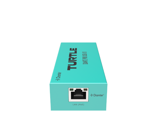 Turtle AV Dante Pro Dual Channel USB-C I/O Adapter 