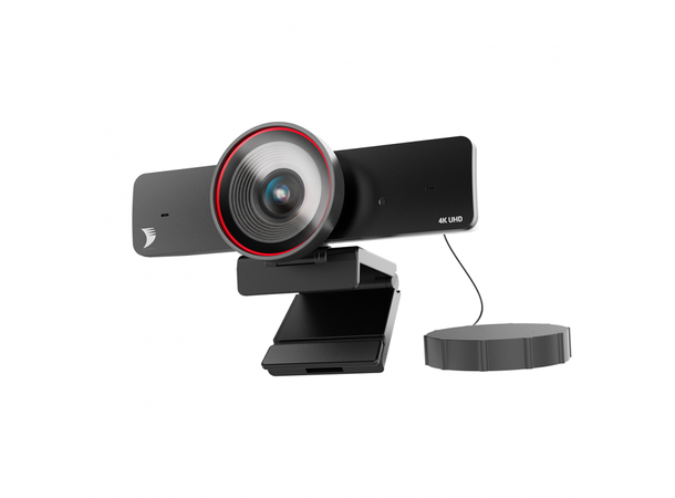 Wyrestorm FOCUS 200 Pro 4K AI Webcam 20° DFOV | Gesture Control, Auto Framing 