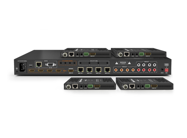 Wyrestorm MXV-0404-H2A-KIT 4K60Hz  4:4:4 4x4 HDBaseT™ Matrix | Dolby Vision & HDR 