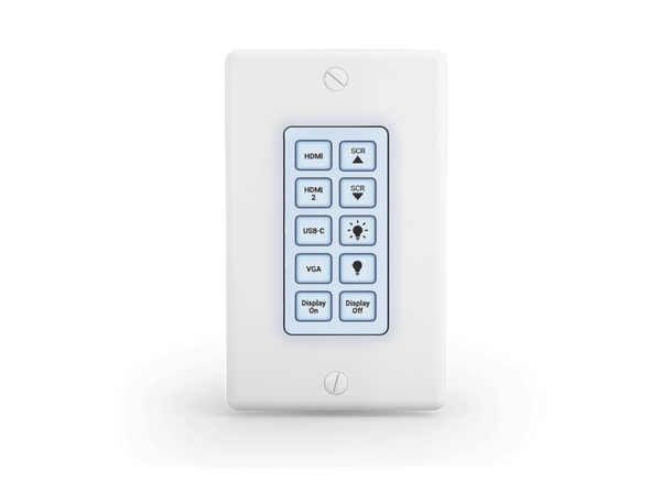 Wyrestorm SYN-KEY10 Synergy™ 10-button Keypad Controller | Only with US backpla 