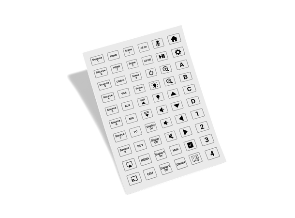 Wyrestorm SYN-KEY10 Synergy™ 10-button Keypad Controller | Only with US backpla 