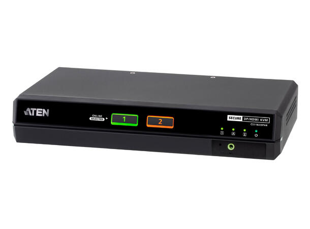 Aten Secure KVM 2-Port DP/HDMI 5K PSD PP V4.0 