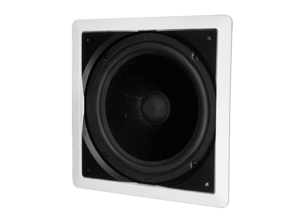 Audac Takhøyttaler CS1000S Hvit Innfelling  Sub  100W 8 Ohm 10" 