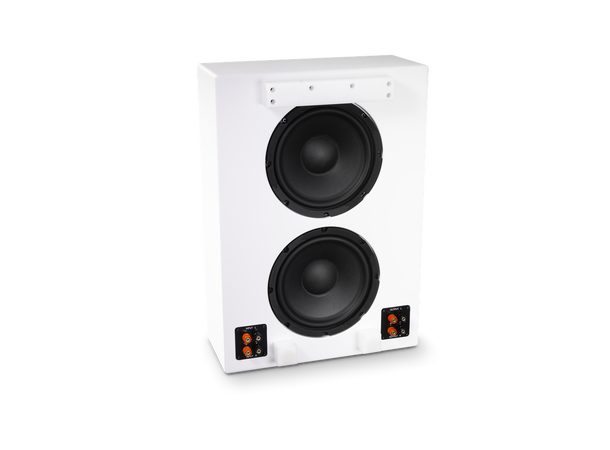Blaze Audio C8S Subwoofer White Active/slave 2x8" LT 107dB Peak 320W 