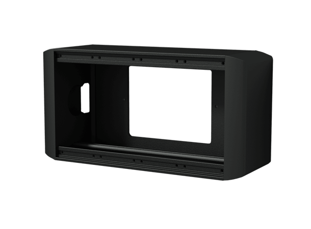 Caymon CASY034/B On-wall Black On-wall chassis 4 spaces 60mm depth 