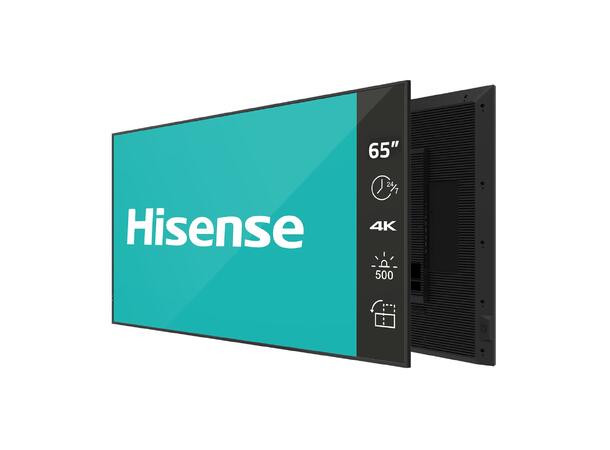 Hisense 65" 24/7 UHD 4K 500 nits Haze 25% , Wireless share , Android 11 