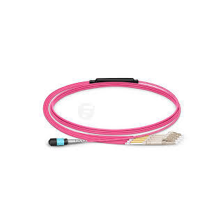 LinkIT MTP/MPO-B OM4 8c USConec MTP Elite female - 8xLC , LSZH