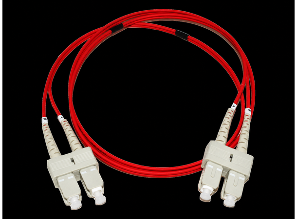 LinkIT fibersnor OM4 SC/SC 1m Duplex , MM , LSZH, Red 