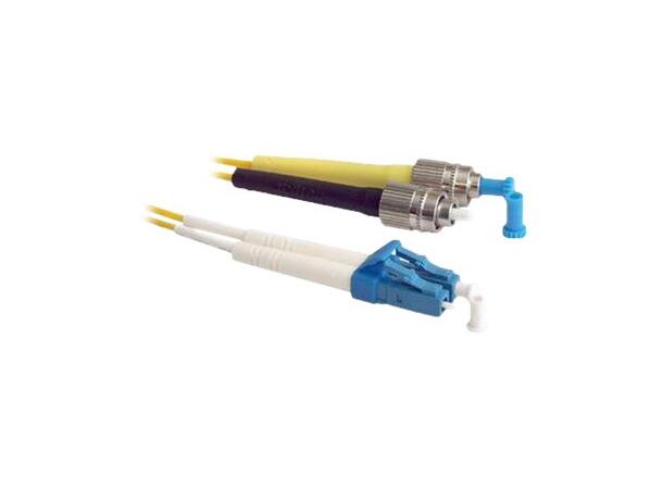 LinkIT fibersnor OS2 LC/FC 25m Duplex , SM , LSZH , Yellow 