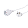 LinkIT strømkabel skjøt Schuko hvit 5m CEE 7/7 - CEE 7/4 |  3x1,5mm² | 16A/230V