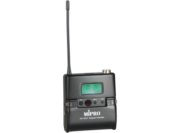 Mipro Trådløs Lommesender ACT-32TC Lommesender Ladbar 5A 506-530MHz 